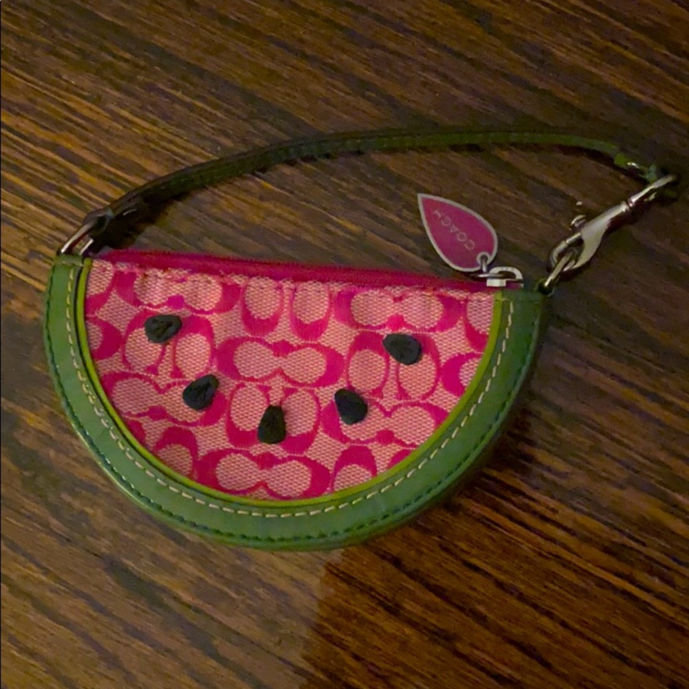 Coach watermelon changepurse